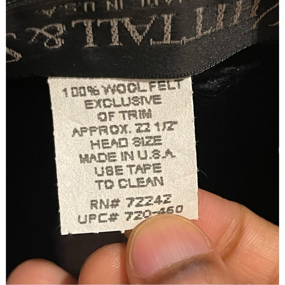 Vintage Whittall & Shon Brown 70s 100% Wool Bedazzled Women Hat - Picture 4 of 4